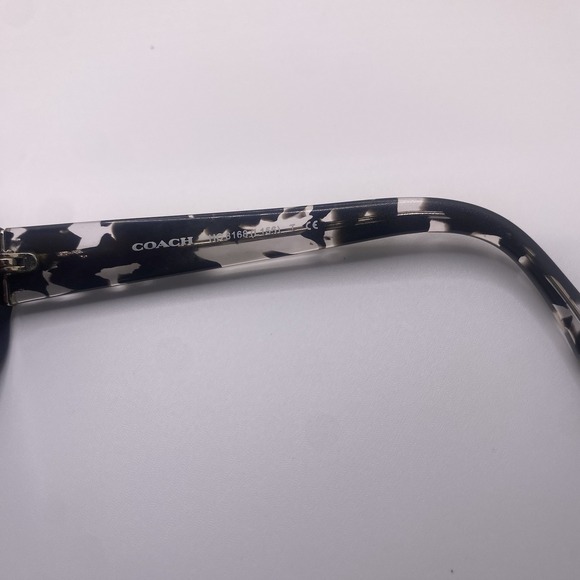 Coach Sunglasses Women FRAME ONLY HC8168 56-16-135 Black Crystal Mosaic 809 - Picture 12 of 16